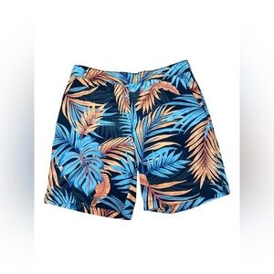 Speedo hydro floral blue swim trunks